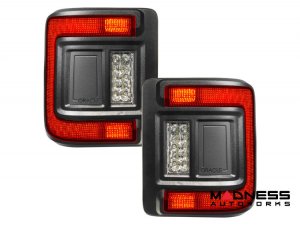 Jeep Wrangler JL Tail Lights - Flush Mount -LED - Red Lens